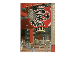 Tableau Japonais Zen Temple de Bodhisattva Chic en 4 Tailles