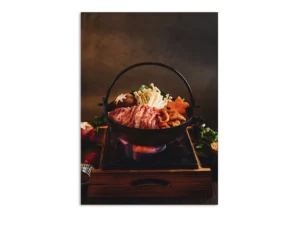 Chic Tableau japonais Arôme de Sukiyaki en Canvas Coton 380g