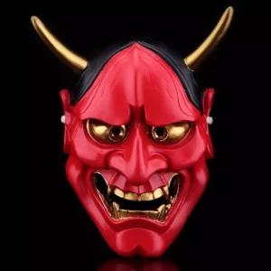 Masque Demon Japonais Charme de Horreur Exquis en 4 Styles
