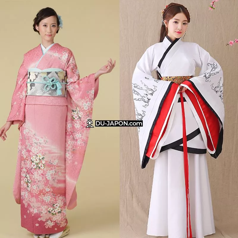 La robe kimono du Japon : La robe originaire de la Chine